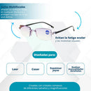 Gafas Multifocales Inteligentes TR90 con Zoom Automatico, Proteccion de Luz Azul y Amarilla
