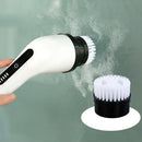 Cepillo de limpieza eléctrico giratorio con 9 cabezales para baño, cocina y coche